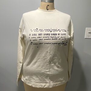 Cream sweatshirt oversized very gently worn Fenty size M/M fits like a XL